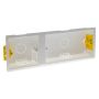 Appleby Dual Dry Lining Box 1 plus 2 Gang 35mm Deep White
