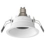 Astro Minima Slimline Round Adjustable Fire-Rated Downlight Matt White