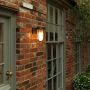 Astro Cabin Wall Light Frosted Glass Bronze 60W IP44