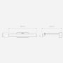 Astro Renoir 350 Wall Light 4W Bronze