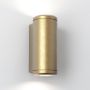 Astro Jura Twin Wall Light Solid Brass