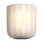 Astro Veo Wall Light Bronze and White Glass