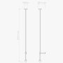 Astro Pendant Suspension Kit 3 Light Matt Black