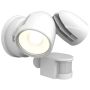Ansell Zeker Twin Security Light PIR CCT 25W AZEKER/WH/PIR
