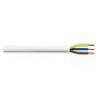 3093Y 3 Core 2.5mm Heat Resistant Flexible Cable White 50M Drum