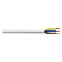 3183YH 3 Core 2.5mm Flexible Cable PVC Flex White 100M Drum