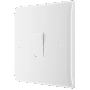 BG Electrical 812 White Rounded Edge 1 Gang 2 Way Switch