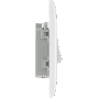 BG Electrical 847 20A Architrave Switch 1 Gang 2 Way White