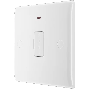BG Electrical 856 13A Unswitched Fused Spur Neon White