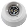 BG Electrical 767 Angled Enclosed Batten Holder BC T2 White