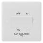 BG Electrical 815 10A Triple Pole Fan Isolator Switch White