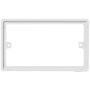 BG Electrical 818 2 Gang 10mm Rectangular Spacer White