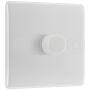 BG Electrical 881 200W Push Dimmer 1 Gang 2 Way White