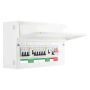 BG 8 Way Dual RCD Consumer Unit High Integrity with SPD Populated #