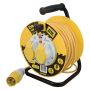 BG Electrical 110V 25M Cable Reel 2x 16A Sockets