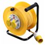 BG Electrical 110V 50M Cable Reel 2x 16A Sockets