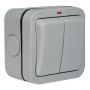 BG Storm Outdoor Light Switch 2 Gang 2 Way 20AX IP66 WP42