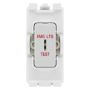 BG Nexus Emergency Light Grid Switch R12EL Secret Key 20A SP White 