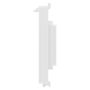 BG Nexus Grid Switch Blank RBLNK White