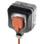 BG Storm Outdoor Socket Unswitched 1 Gang 13A IP66 WP23