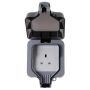 BG Storm Outdoor Socket Unswitched 1 Gang 13A IP66 WP23