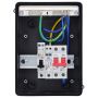Sync Energy 2 Way EV Consumer Unit SPD and Main Switch and 40A RCBO IP65