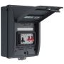 Sync Energy 2 Way EV Consumer Unit SPD and Main Switch and 40A RCBO IP65
