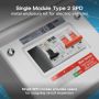 Sync Energy 2 Way SPD EV Consumer Unit Main Switch 40A RCBO Populated IP65