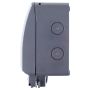 Click AquIP 2 Gang 13A DP IP66 Switched Socket Unit OA036AG