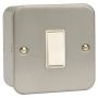 Click Essentials Metal Clad 10A Switch with 1 Gang 2 Way Box CL011