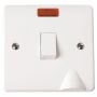 Click Mode 20A DP Switch with Neon & Flex Outlet CMA023