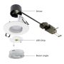 Collingwood H2 Lite Downlight Black 4000K DLT388BLK5540