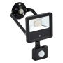 Collingwood LED PIR Floodlight 10W CCT Black FL01BPCS