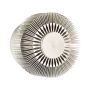 Collingwood LED Wall Light Fan Effect Silver IP65