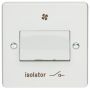 Crabtree Capital 4017/1 Switch 6A Triple Pole Fan Isolator White #