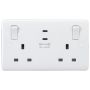 Knightsbridge 13A 2G Dual USB-C Switched Socket CU9965