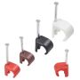 Deta 7-10mm Round Flex Cable Clip Black Pack 100 #