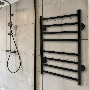 DexPro Deluxe Eco Electric Towel Rail 95W Matt Black