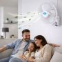 Prem-i-Air Wall Fan 3 Speed Oscillating 18 Inch Timer Remote