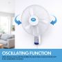 Prem-i-Air Wall Fan 3 Speed Oscillating 18 Inch Timer Remote