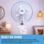 Prem-i-Air Wall Fan 3 Speed Oscillating 18 Inch Timer Remote
