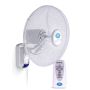 Prem-i-Air Wall Fan 3 Speed Oscillating 18 Inch Timer Remote