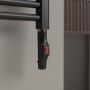 Rointe Elba SWT Electric Towel Rail 300W Black Slim