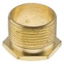 2 Inch Metal Male Long Bush Brass Each