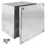 Metal Adaptable Box 150x150x100mm Knockouts Galvanised