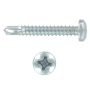 Self Drilling Screw Shallow Head 5.5 x 20.0mm BZP Each