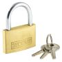 Brass Padlock 25mm Width 3 Spare Keys