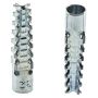 Fire Rated M6 Metal Wall Plug 18th Edition Stainless Steel Box of 100