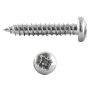 Self Tapping Pozi Drive Panhead Screw No.8 1.25 Inch Box 200