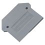 Europa Din Rail Terminal End Plate 2.5mm-4.0mm Grey Each